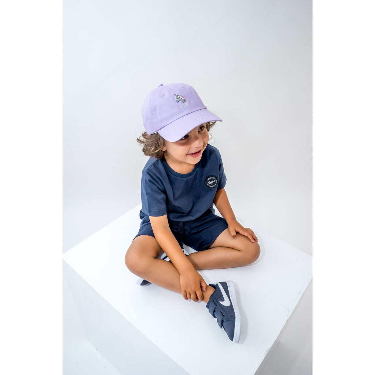 Lil' Boo Purple Unicorn Dad Cap