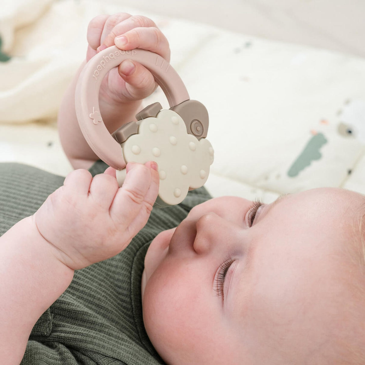 DonebyDeer Powder Teether Sheepy