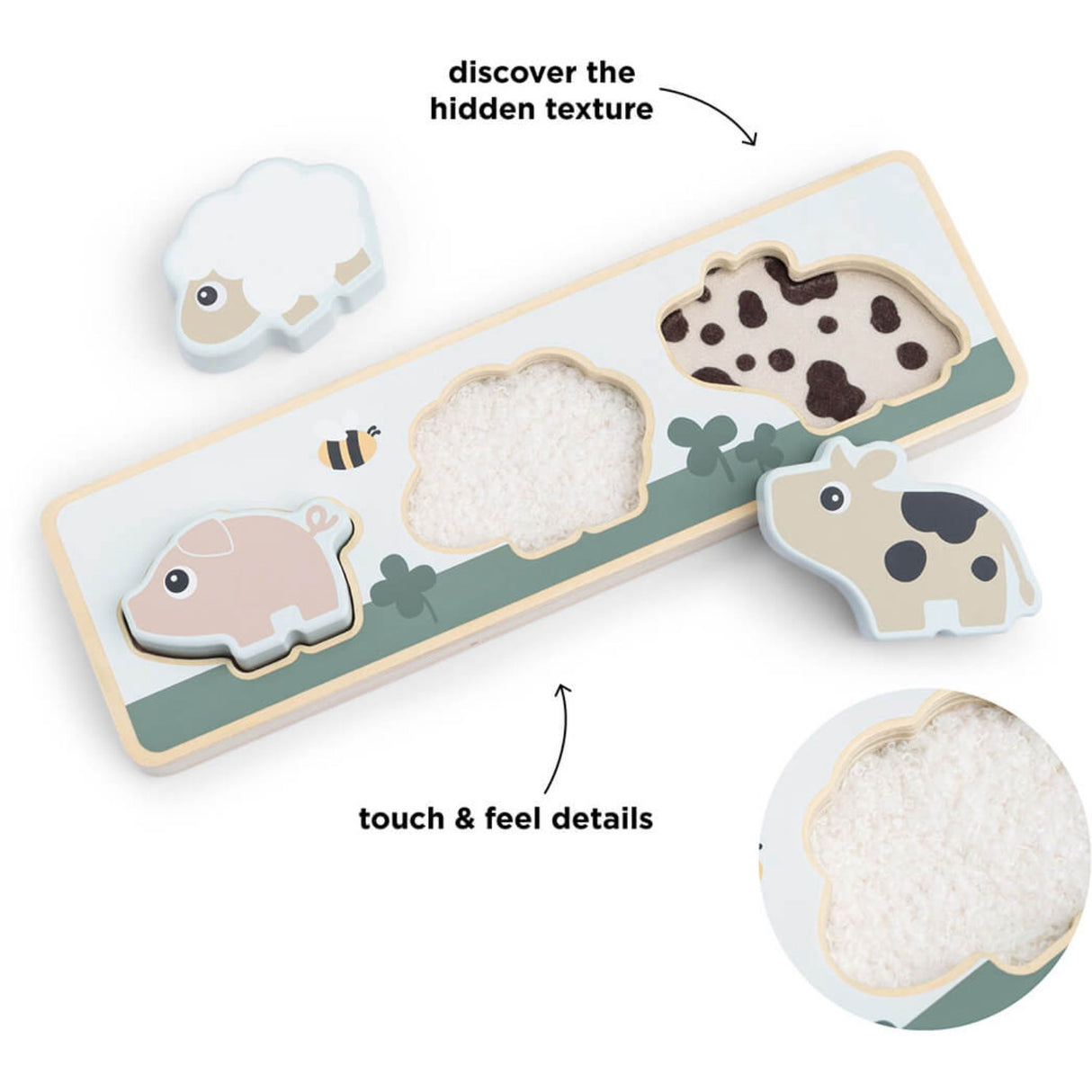 DonebyDeer Color Mix Sensory Puzzle Tiny farm Color Mix