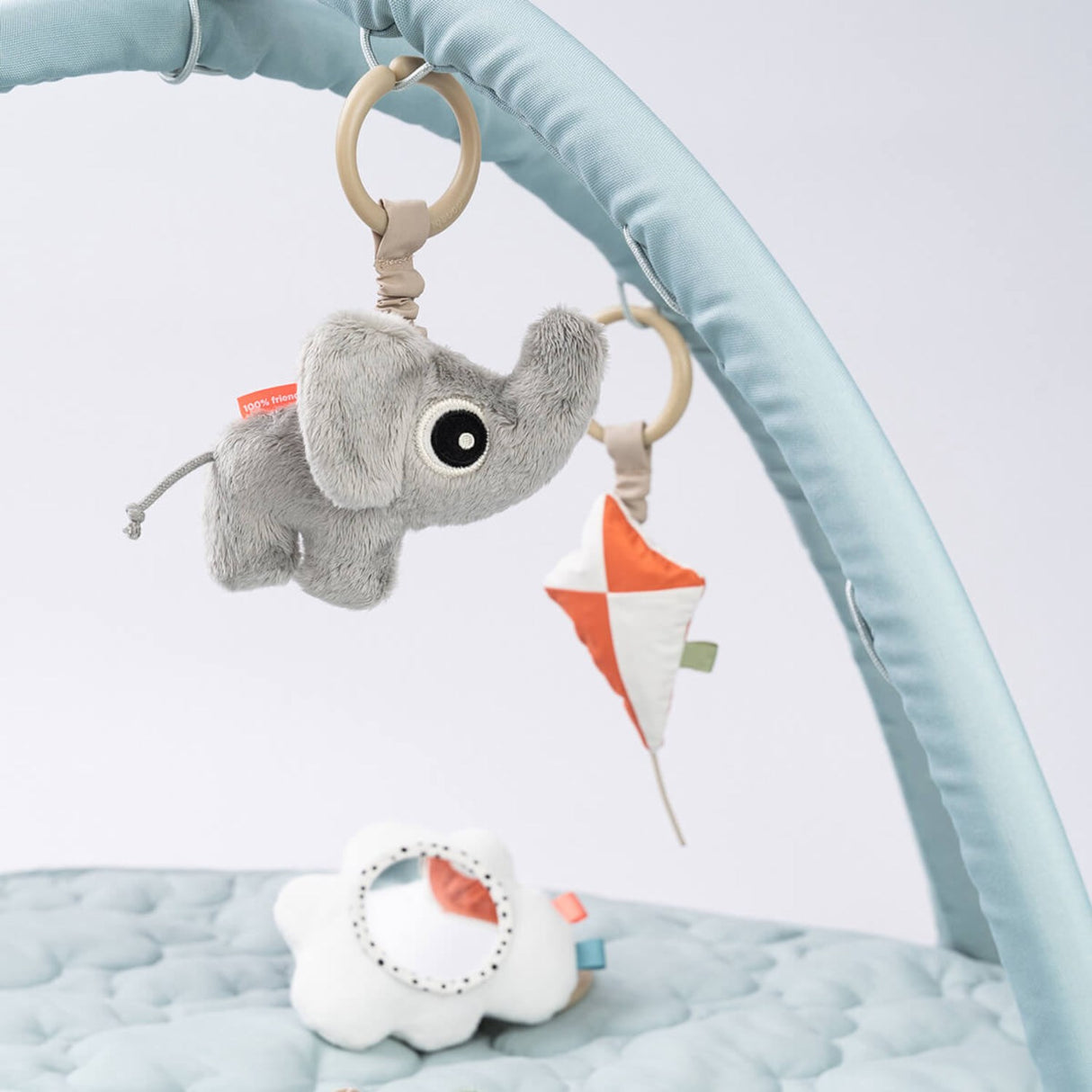 DonebyDeer Blue Activity Play Mat Playground Blue