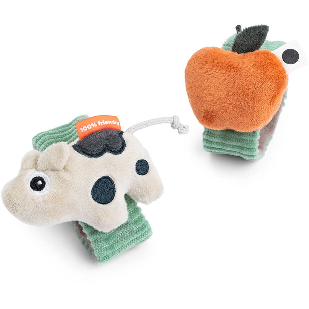 DonebyDeer Green Wrist Rattle Set 2 pcs. Dotti