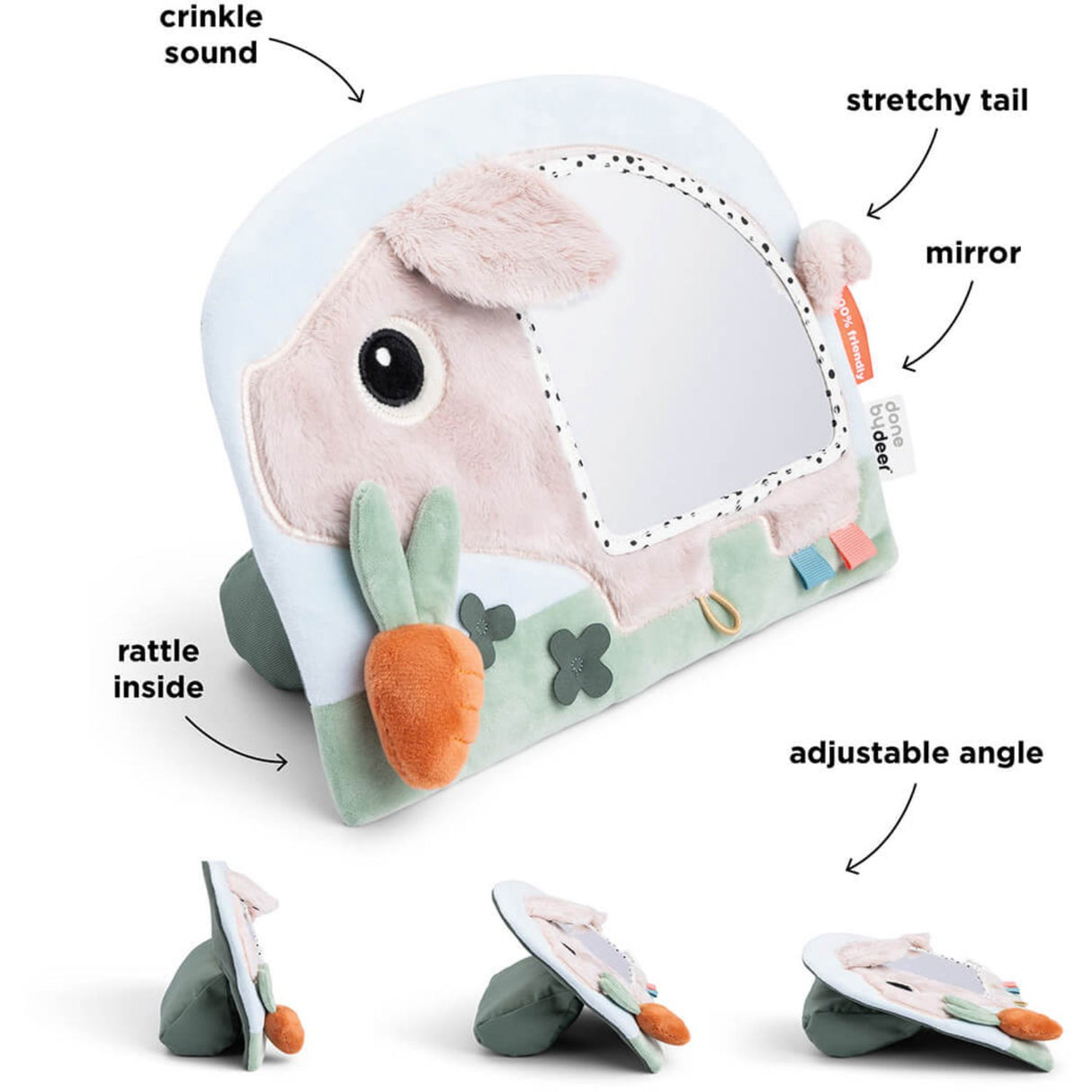 DonebyDeer Colour Mix Activity Floor Mirror Pigee