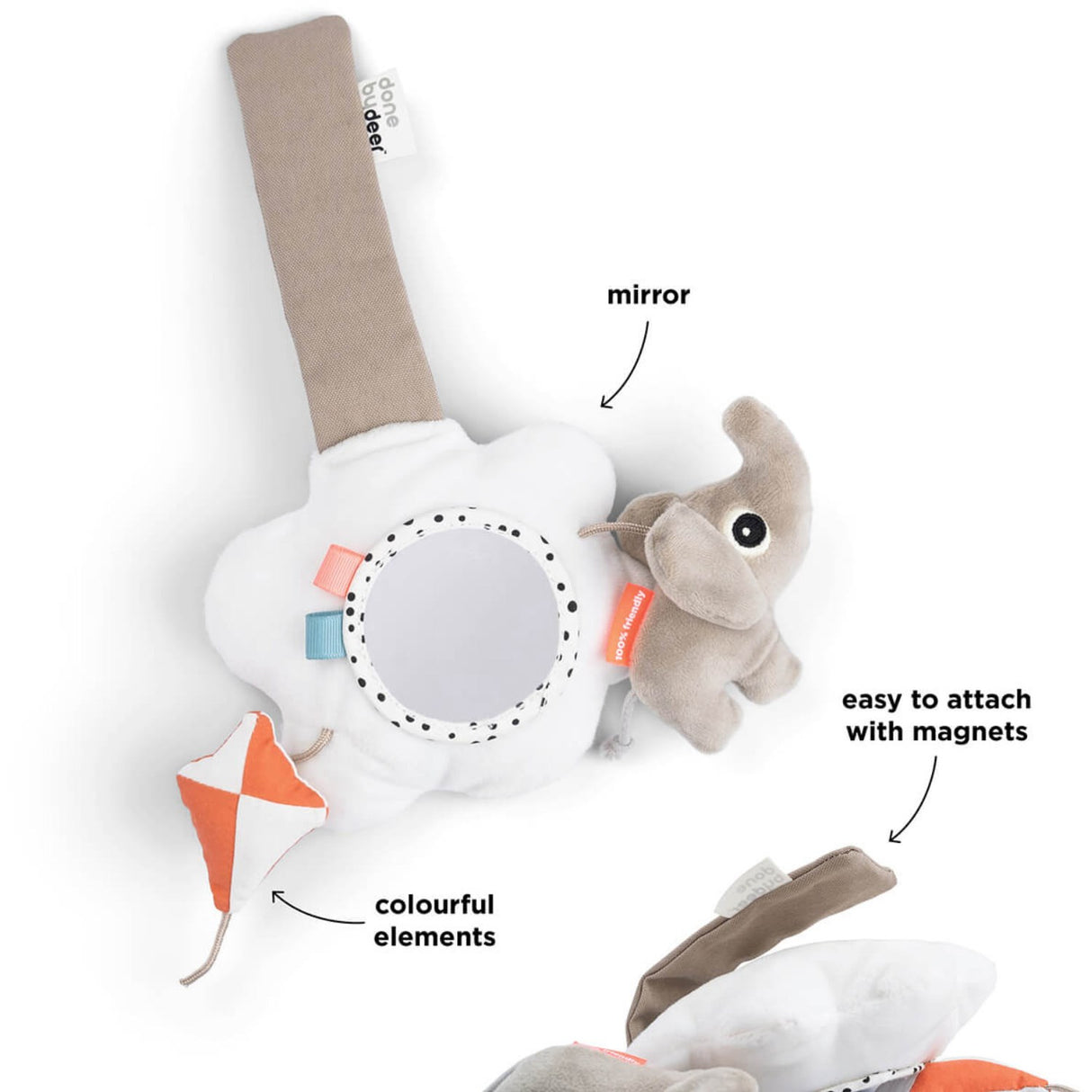 DonebyDeer Colour Mix Barnvagn Suro Lekplats Colour Mix