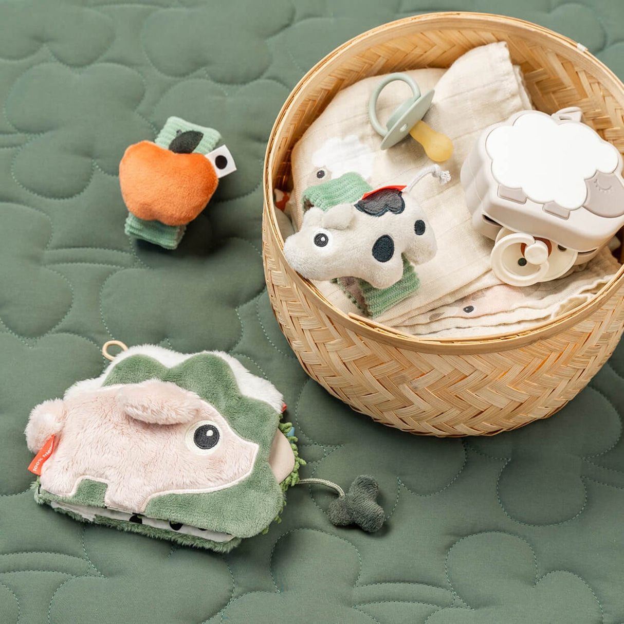 DonebyDeer Colour Mix Sensory Baby Activity Book Tiny farm