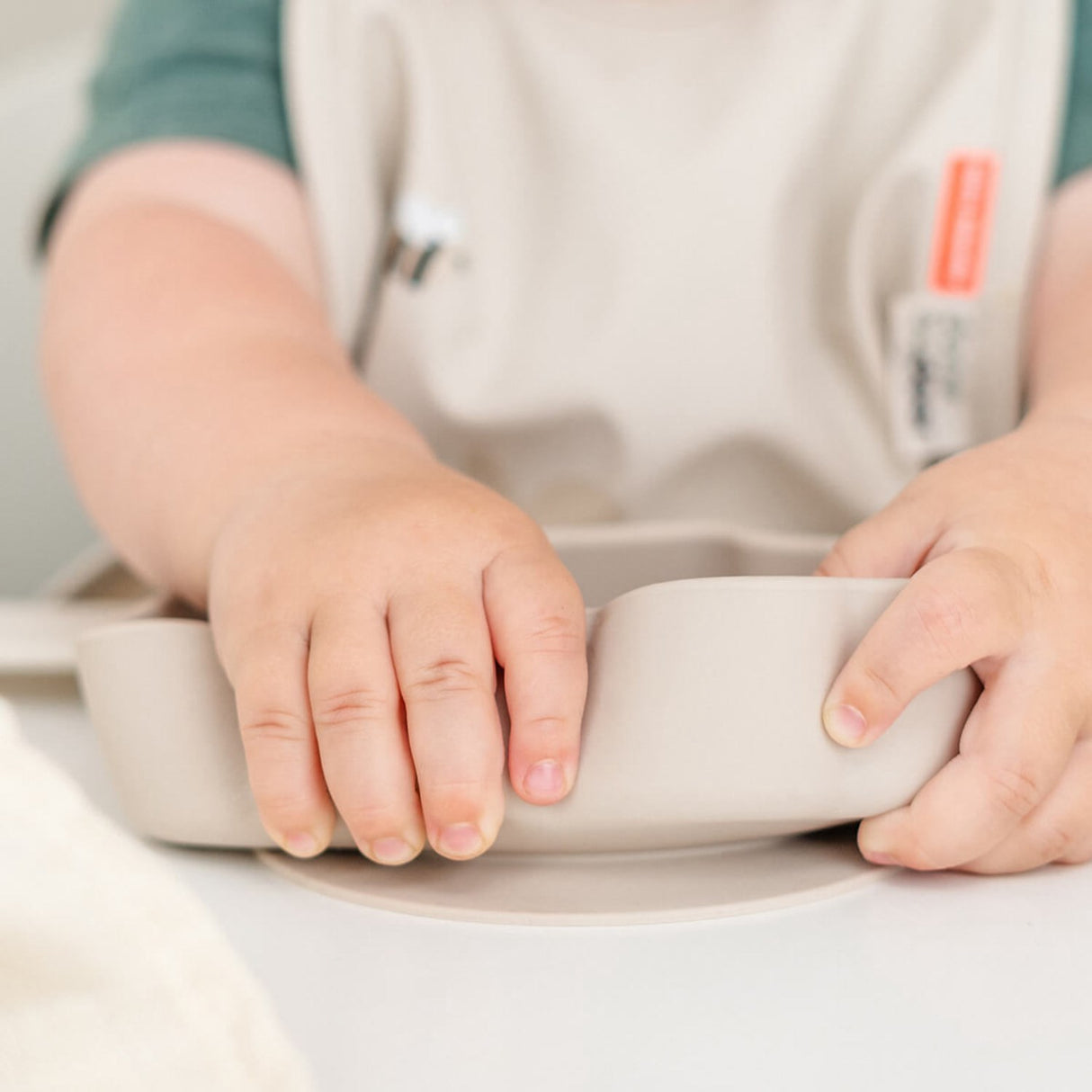 DonebyDeer Sand Silicone Stick & Stay Bowl Sheepy