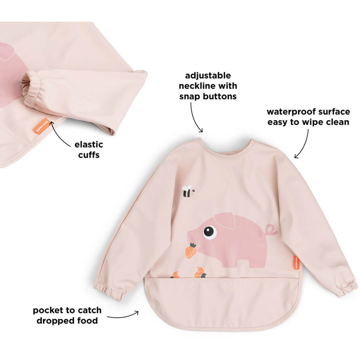 DonebyDeer Powder Bib w/Sleeves & Pocket Tiny farm Powder
