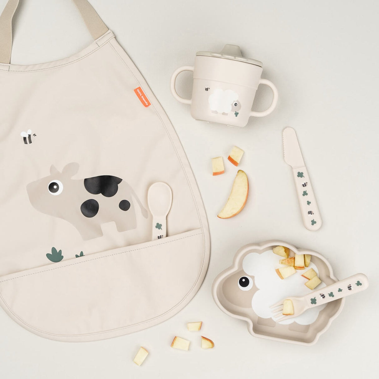 DonebyDeer Sand Pull-Over Bib Tiny farm
