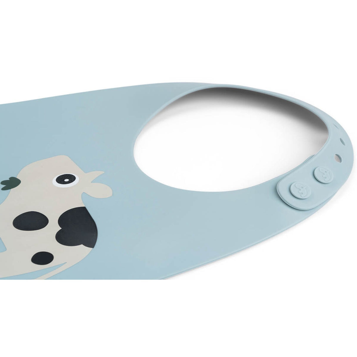 DonebyDeer Blue Silicone Bib Dotti