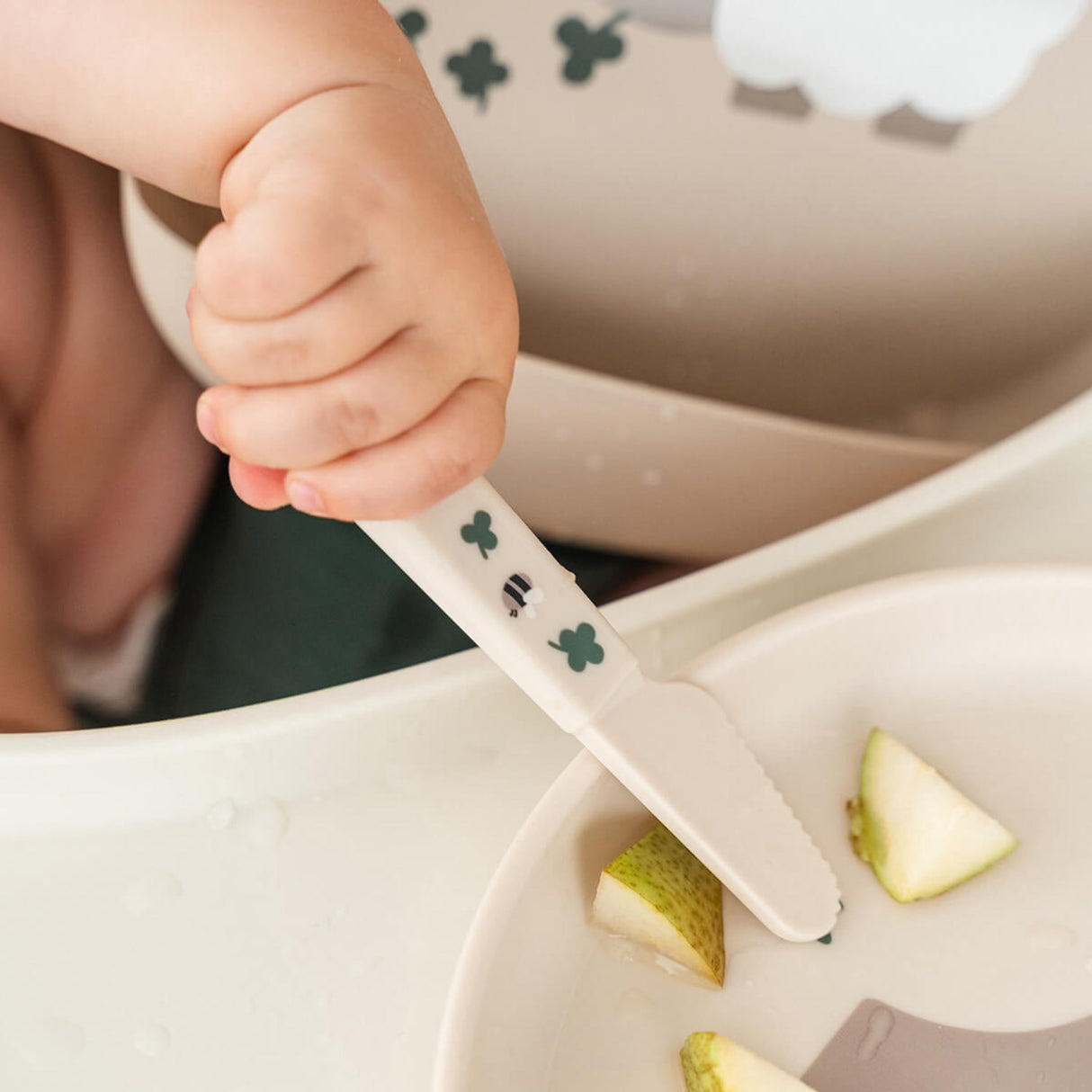 DonebyDeer Sand Foodie Cutlery Set Tiny farm