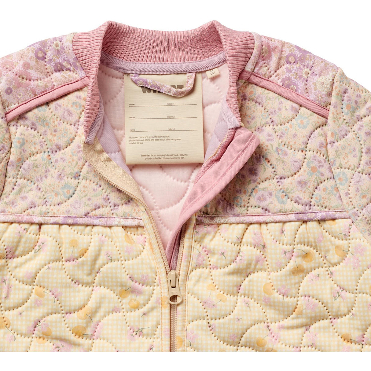 Wheat Pansies Thermo Jacket Liv