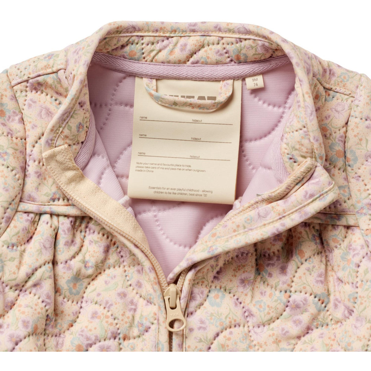 Wheat Pansies Thermo Jacket Tilde