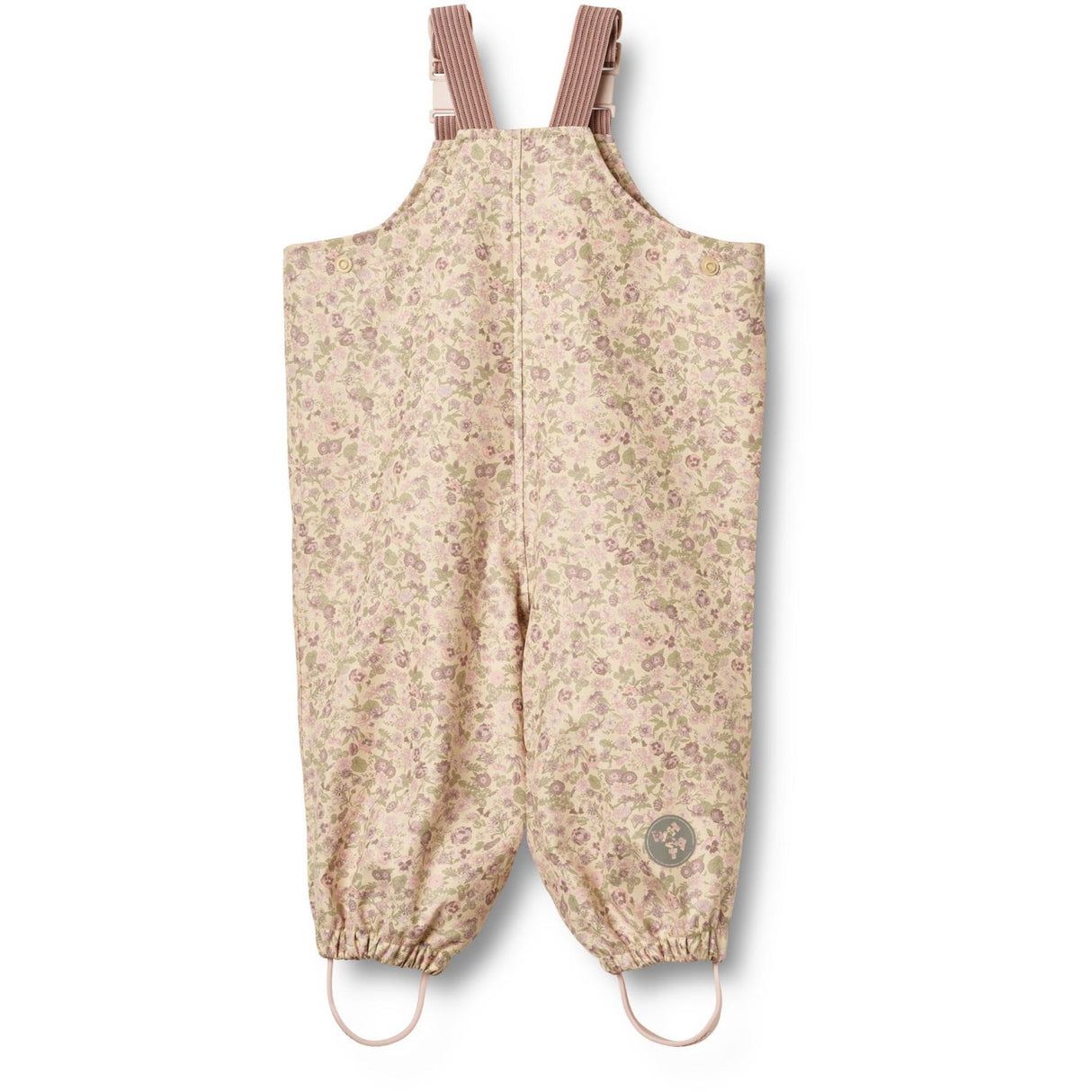 Wheat Rose Flower Field Rainwear Charlo Overall