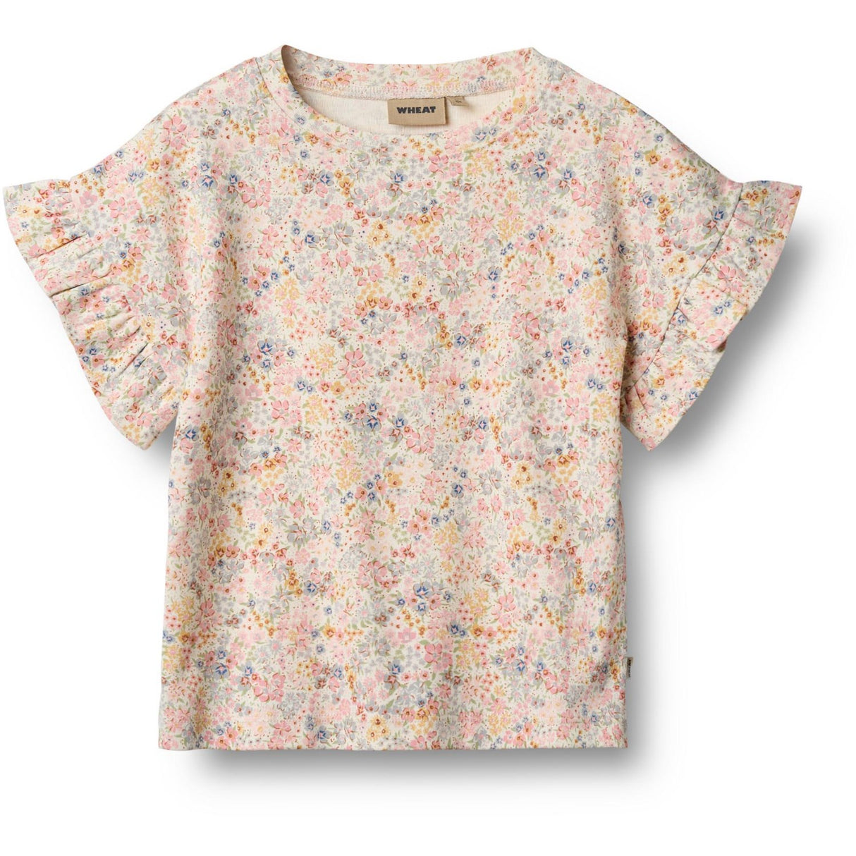 Wheat Bright Flowers T-Shirt S/S Ally