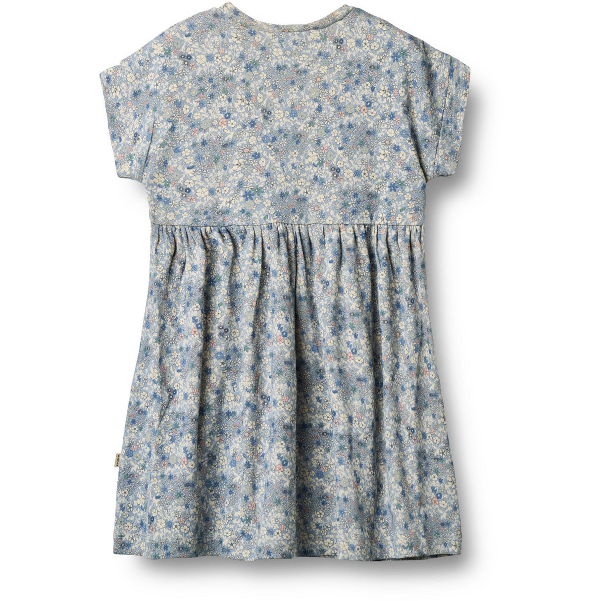 Wheat Blue Summer Flowers Jersey Dress S/S Emilie