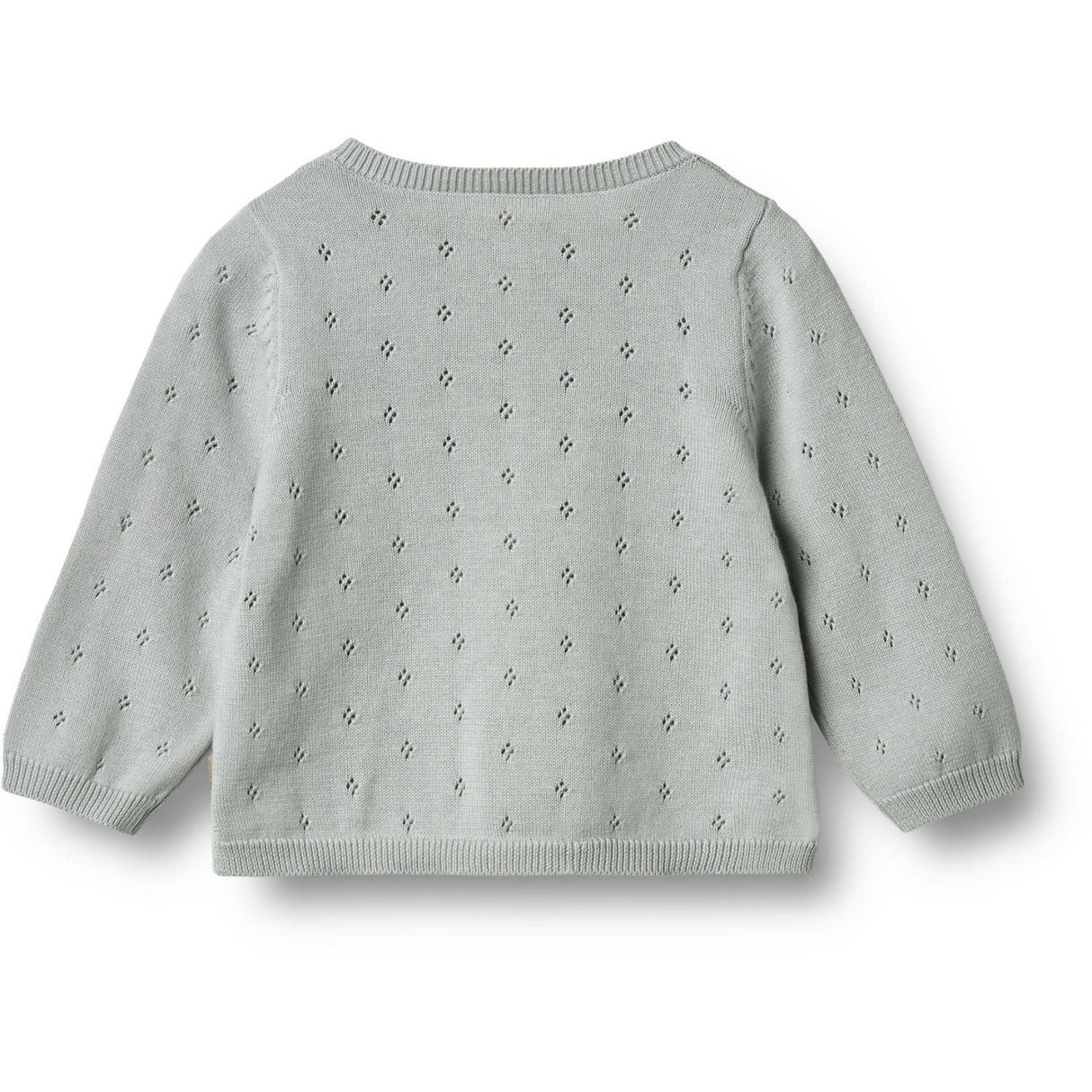 Wheat Soft Blue Knit Cardigan Maia