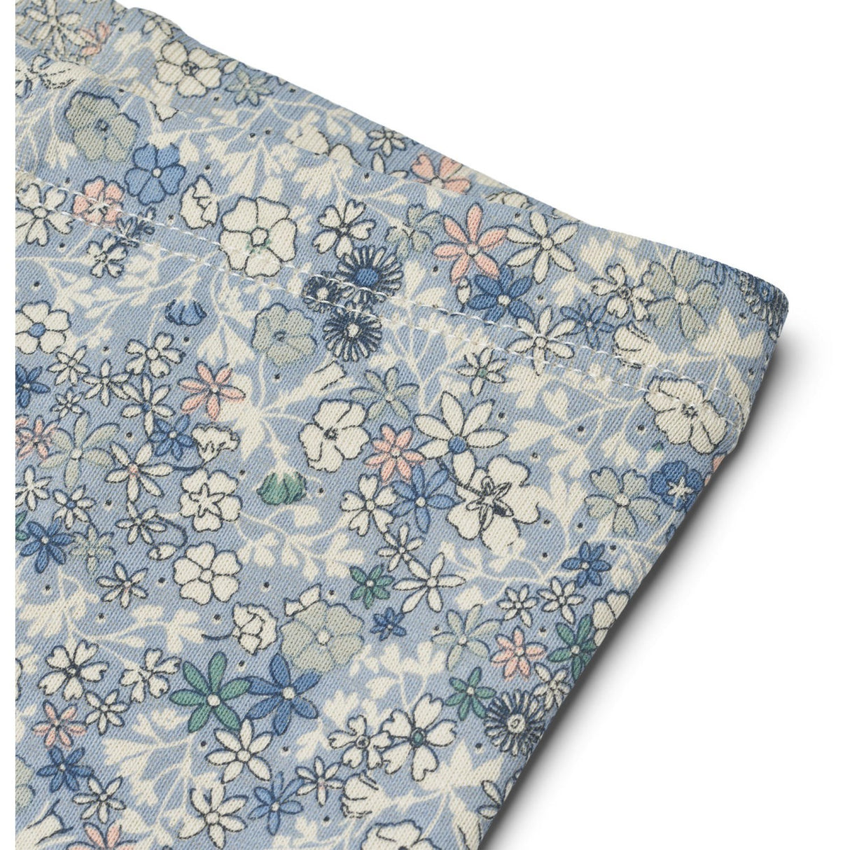 Wheat Blue Summer Flowers Jersey Leggings Jules