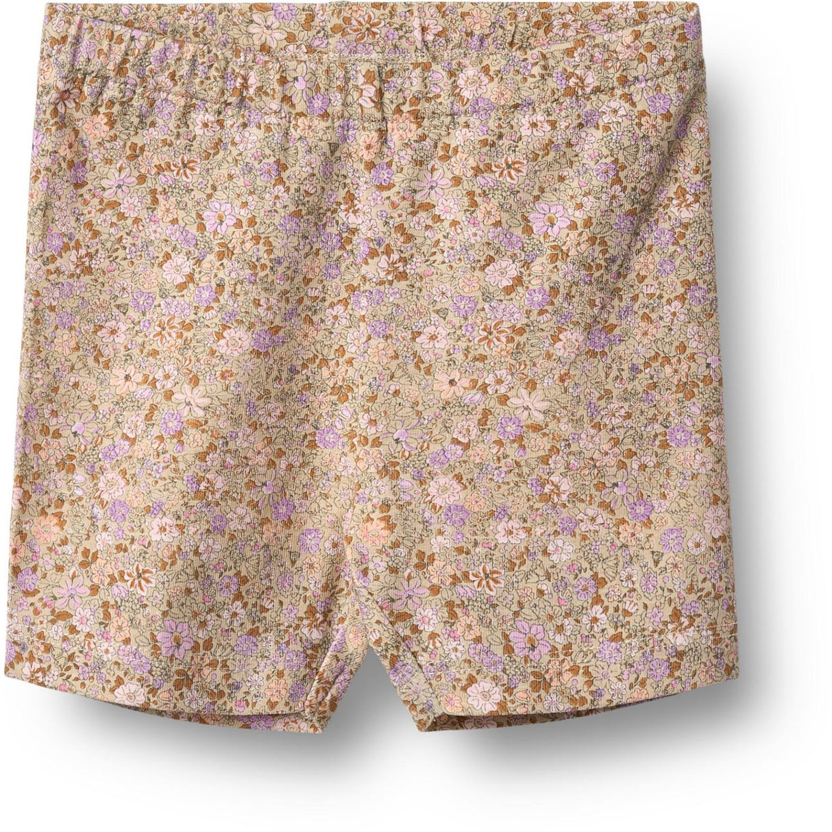 Wheat Lilac Flower Meadow Bike Shorts Anne
