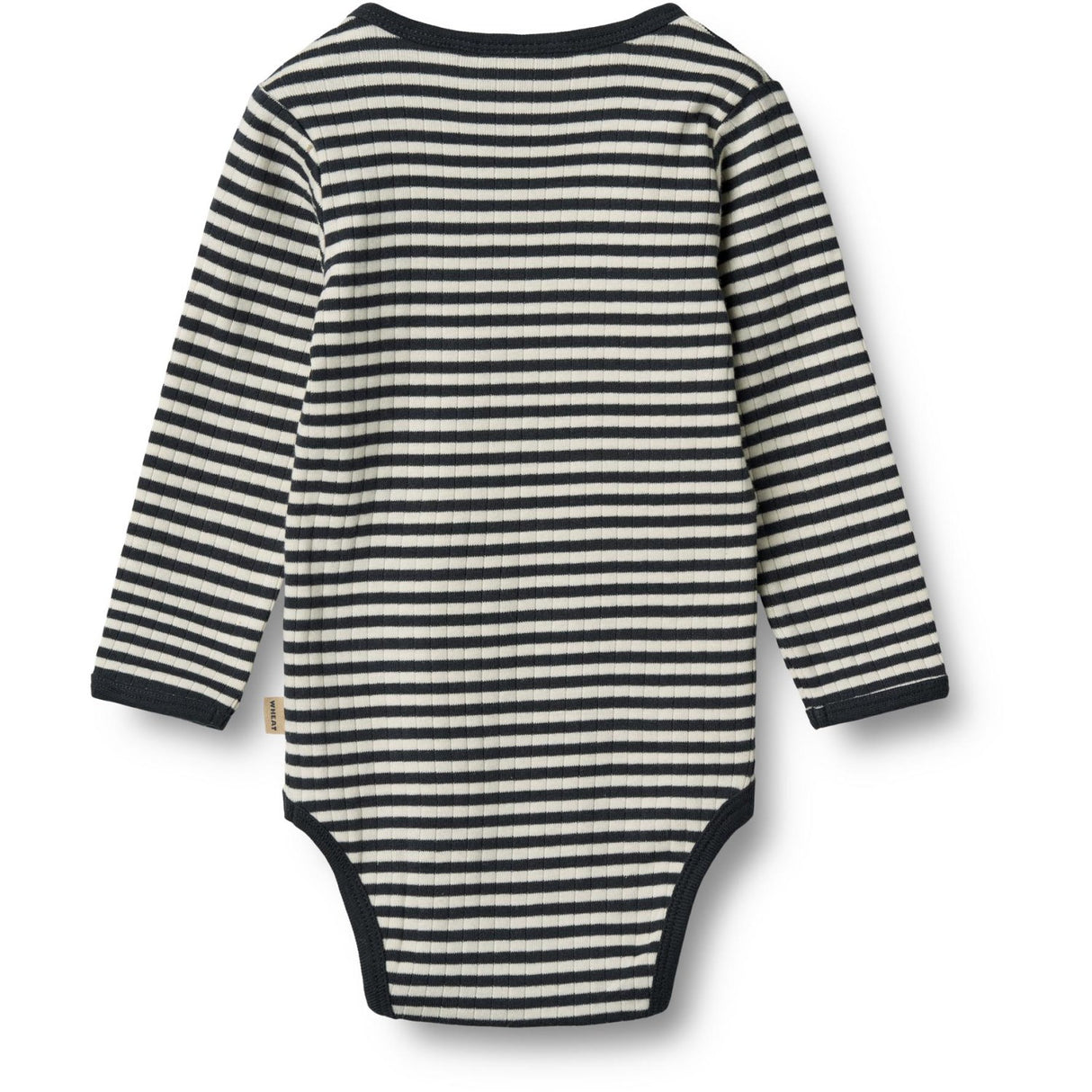 Wheat Navy Rib Stripe Body L/S Berti