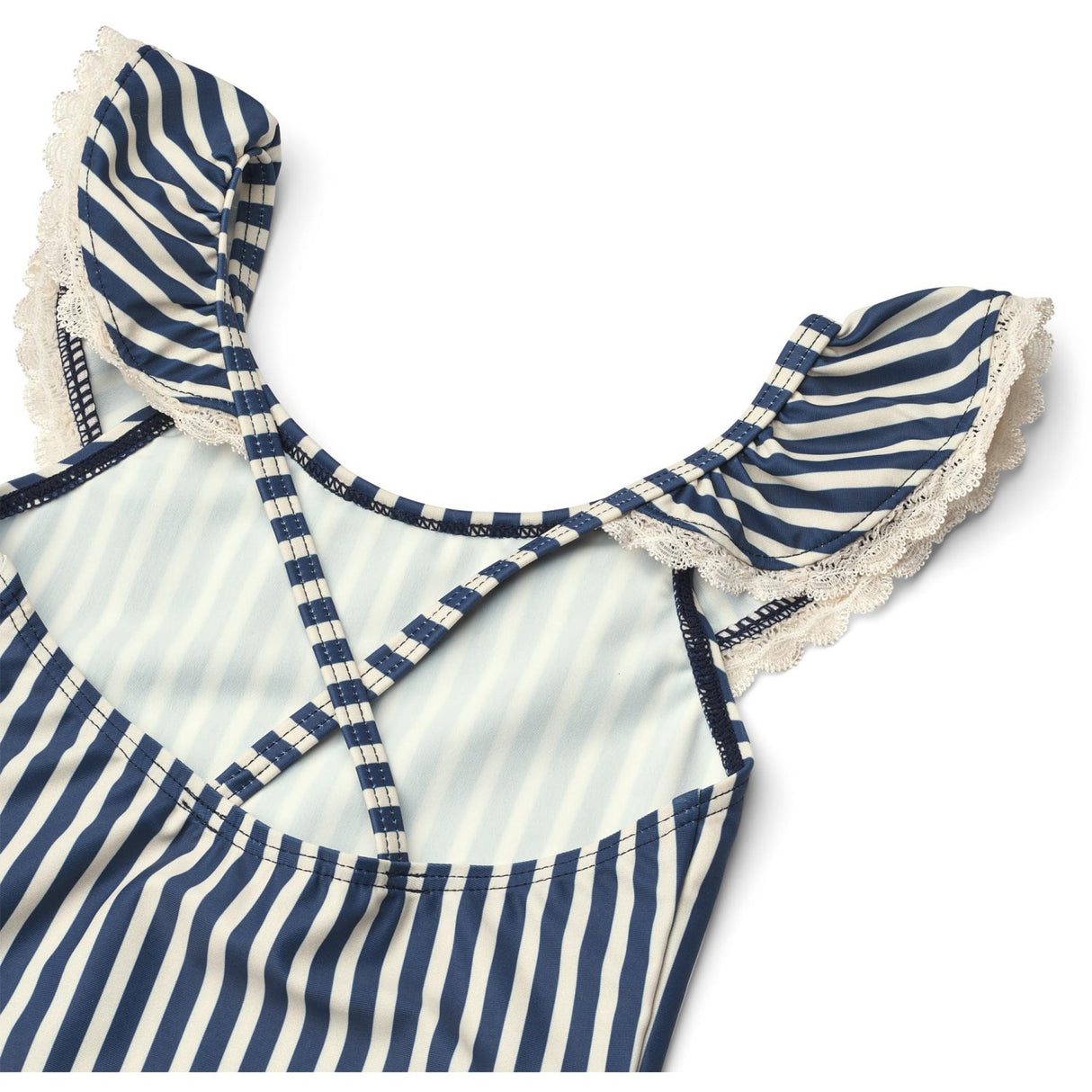 Wheat Blue Stripe Swimsuit Doris
