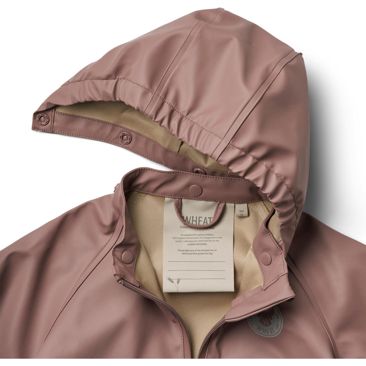 Wheat Dusty Lilac Rainwear Chardy Jacket