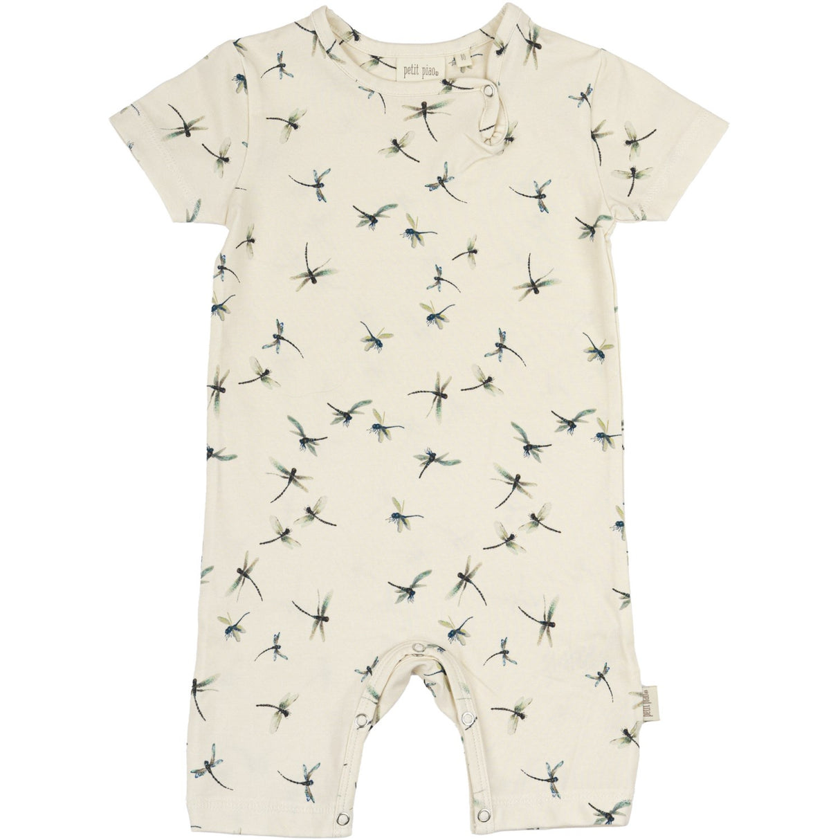 Petit Piao Dragonfly Summer Romper S/S Printed