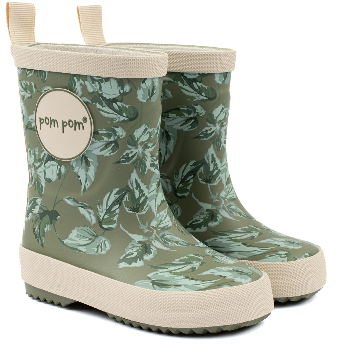 Pom Pom Nettle Camo AOP Rubber Boot AOP