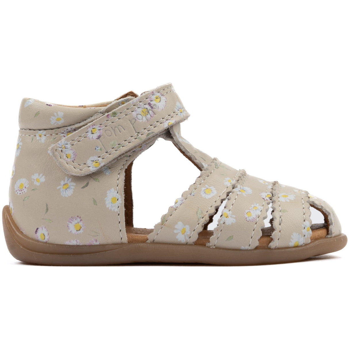 Pom Pom Bellis Starters™ Scallop Velcro Sandal