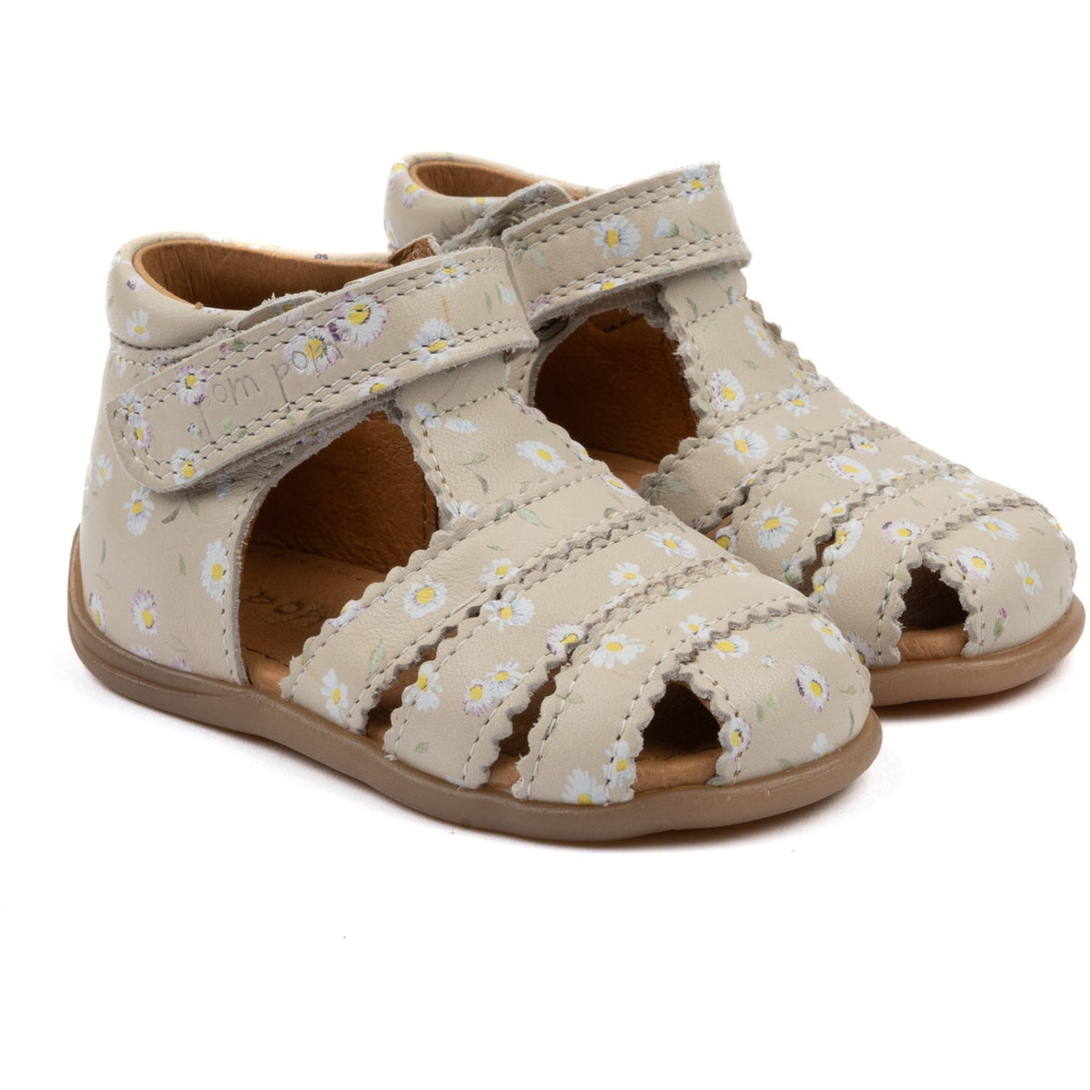 Pom Pom Bellis Starters™ Scallop Velcro Sandal