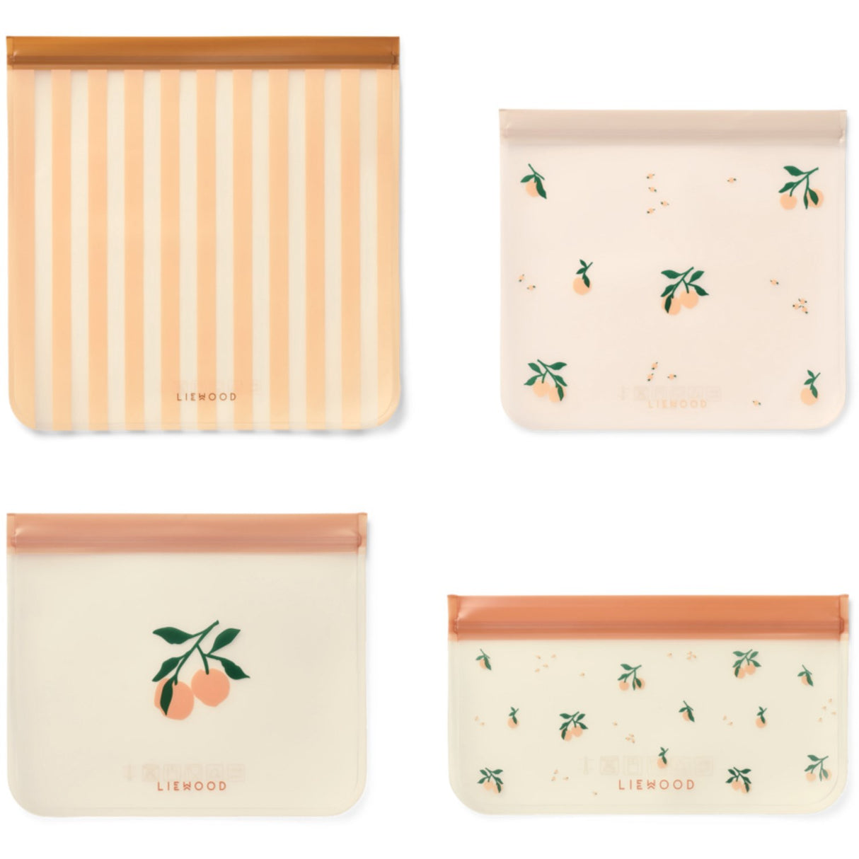 LIEWOOD Peach / Sea Shell Clive Travelbag 4-Pack