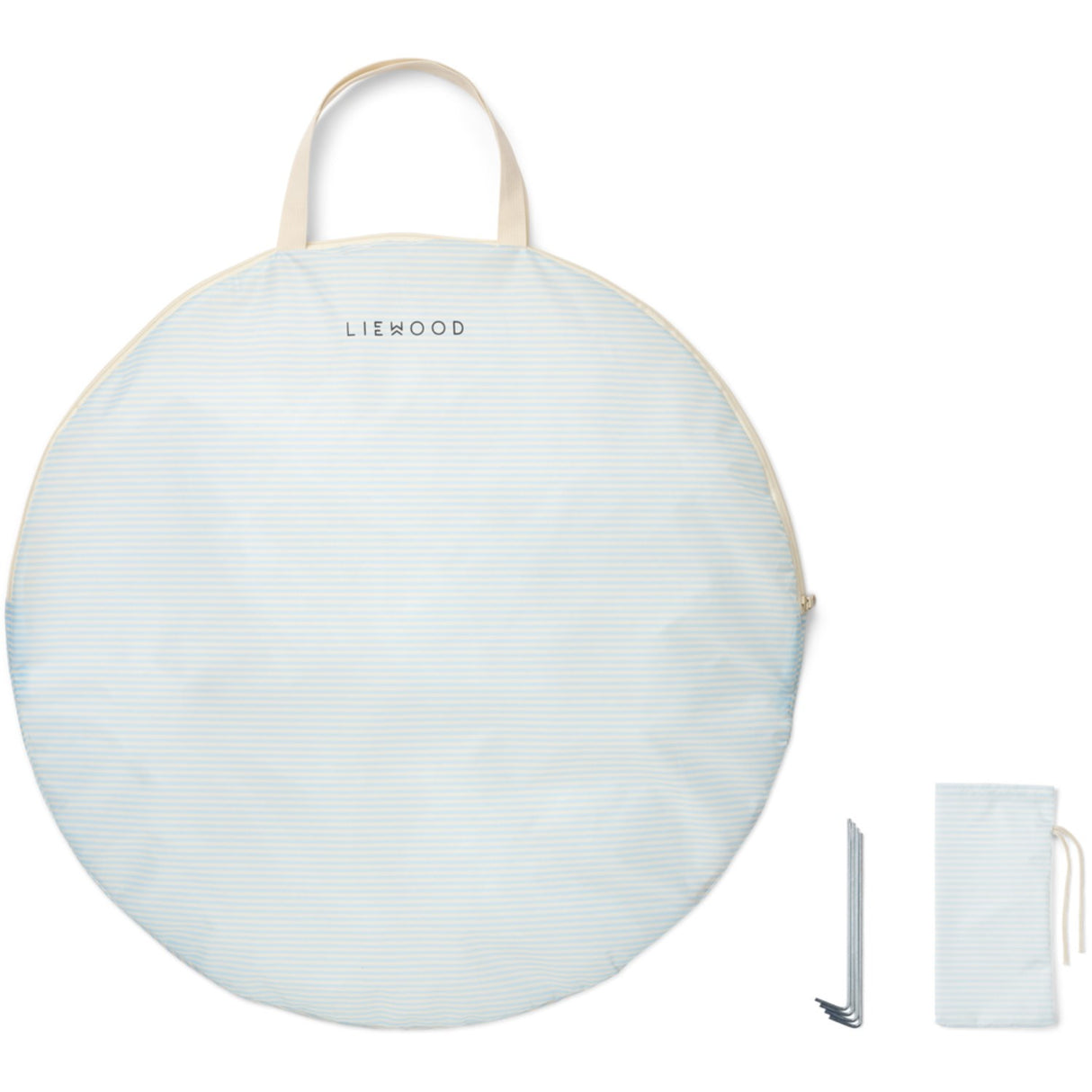 LIEWOOD Pure Sky / Creme De La Creme Stripe Cassie Pop Up Tent