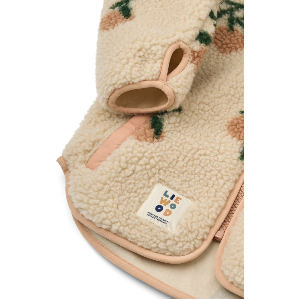 LIEWOOD Peach / Sea Shell Nolan Pile Jacket