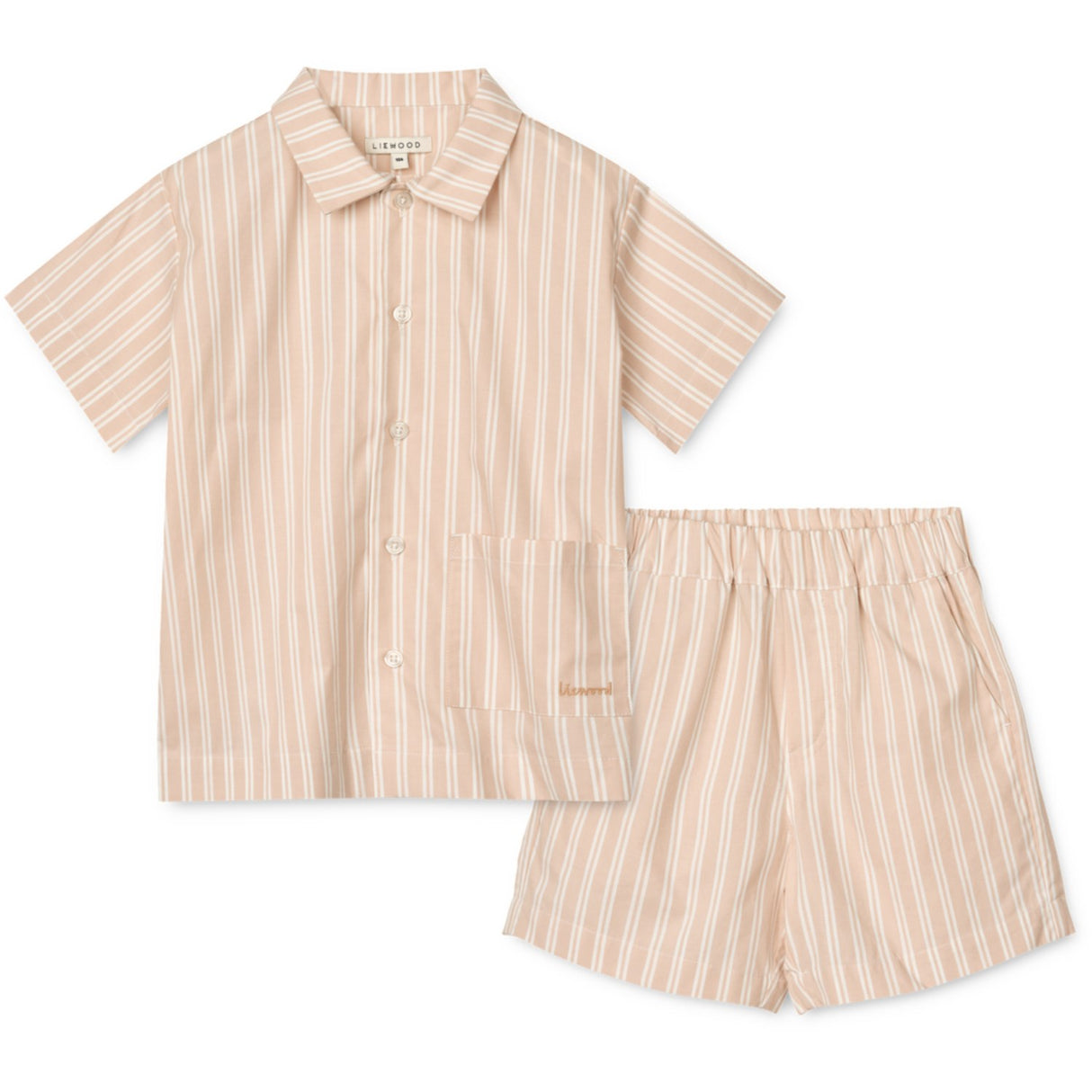 LIEWOOD Y/D Stripe Sorbet Rose / Creme De La Creme Leona Stripe Set