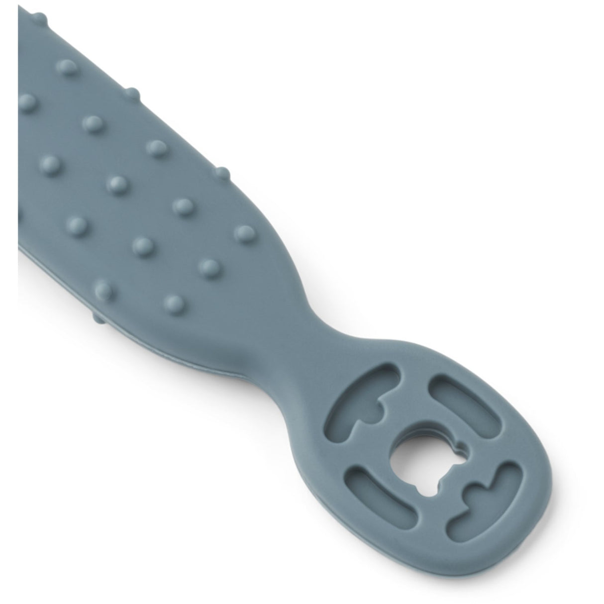 LIEWOOD Whale Blue Multi Mix Caelia Baby Learning Spoon 4-Pack