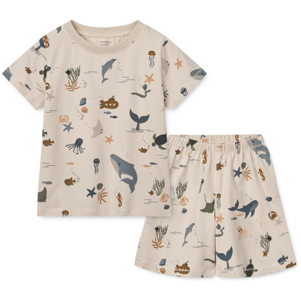 LIEWOOD Sea Creature / Sandy Ilford Printed Set