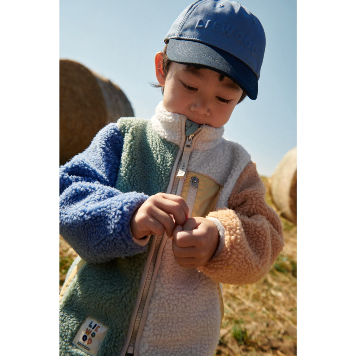 LIEWOOD Peppermint Multi Mix Nolan Pile Jacket