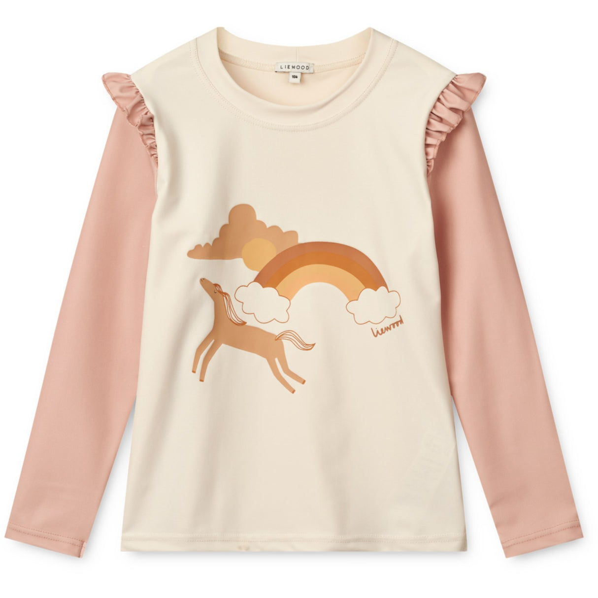 LIEWOOD Pale Tuscany / Ecru Tenley Placement Swim Tee