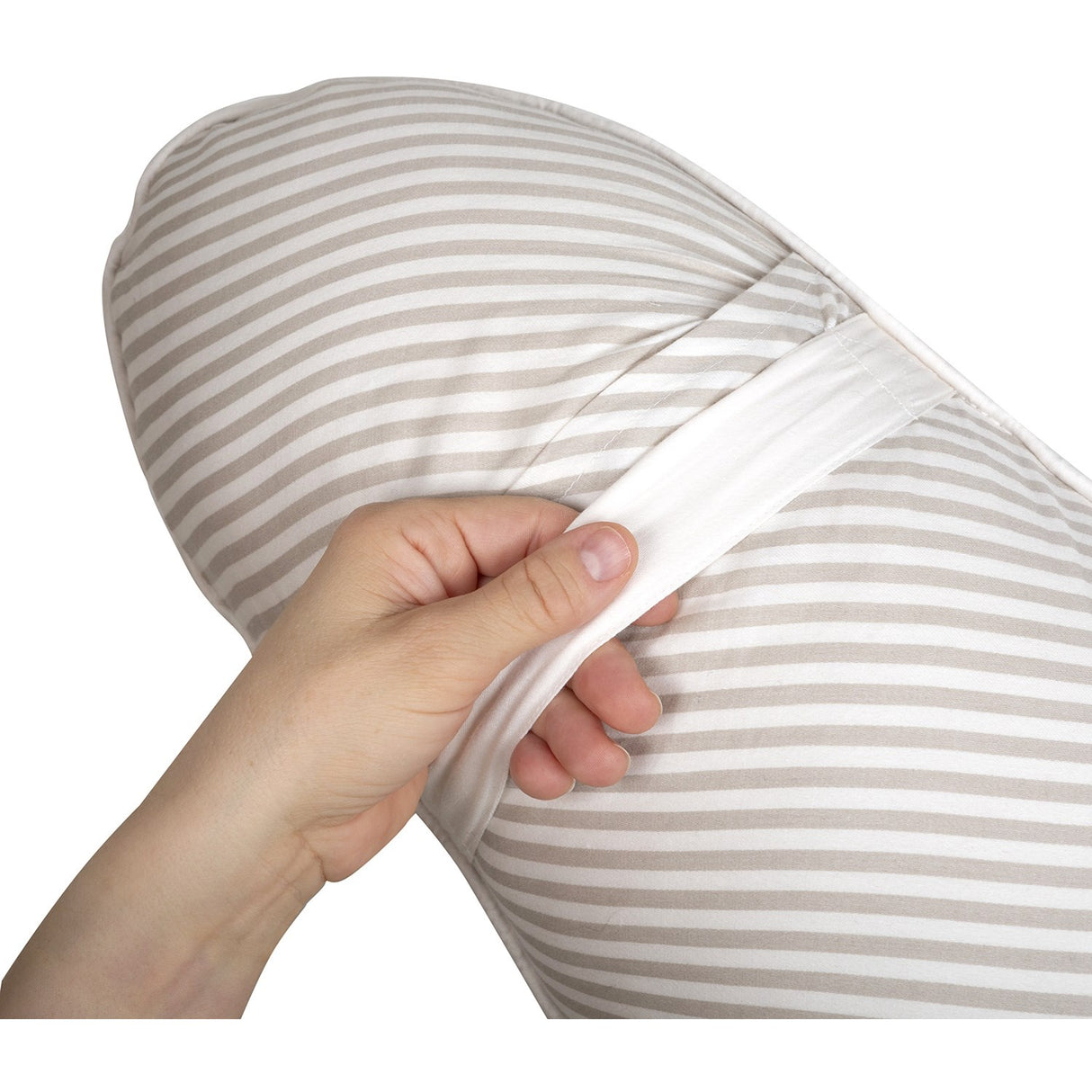 Müsli Balsam Cream/ Cashmere Stripe Kapok Nursing Pillow
