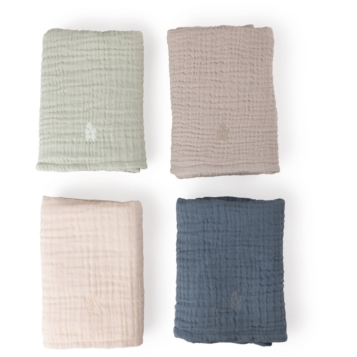 Sebra Beige Nursing Towel 6-layer 2-Pack Muslin