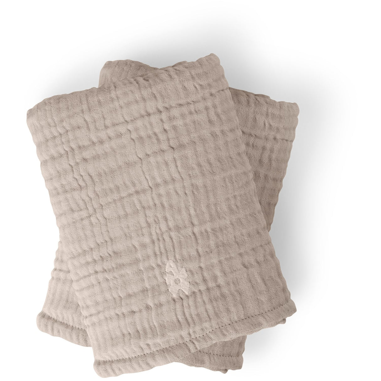 Sebra Beige Nursing Towel 6-layer 2-Pack Muslin