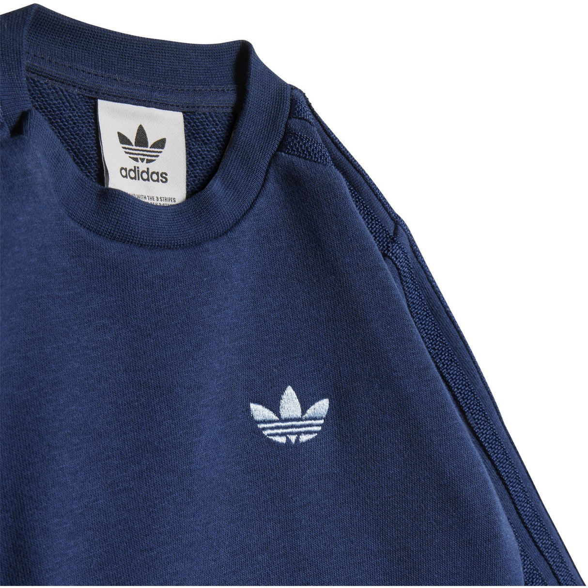 adidas Originals Medium Blue Denim/Night Indigo Denim Crew Set