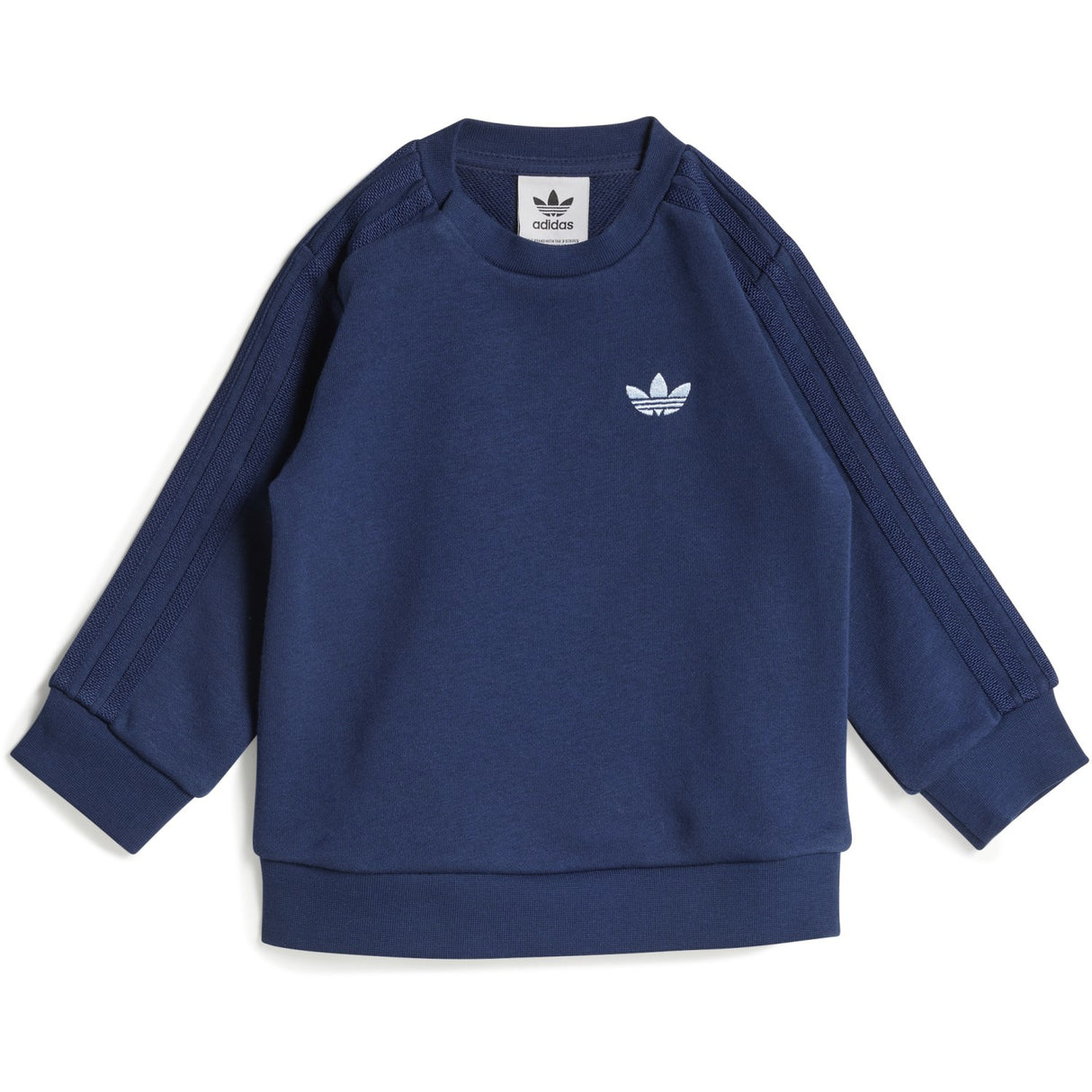 adidas Originals Medium Blue Denim/Night Indigo Denim Crew Set
