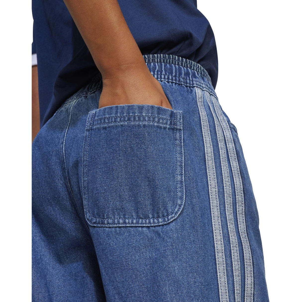 adidas Originals Medium Blue Denim Pants