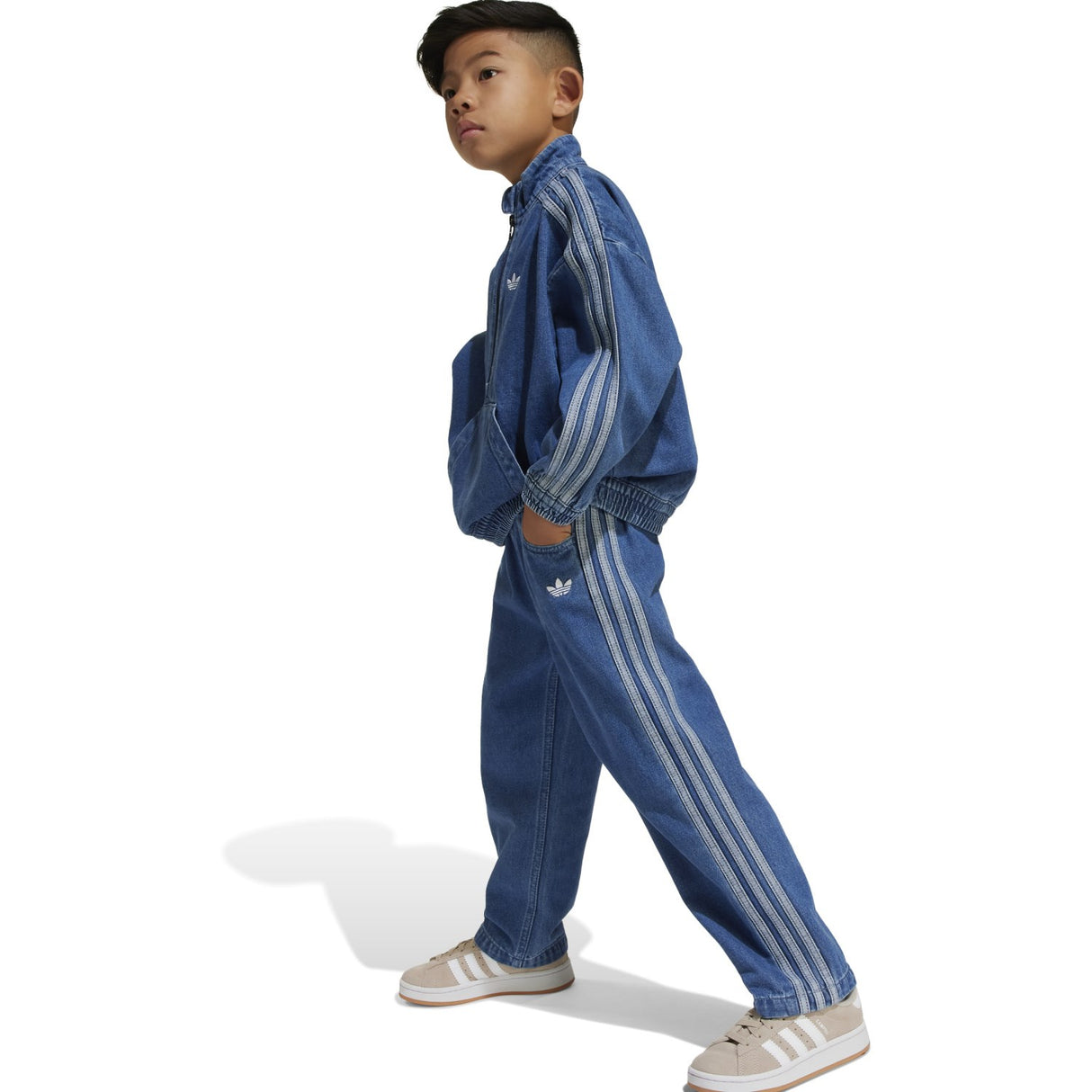 adidas Originals Medium Blue Denim Denim Set