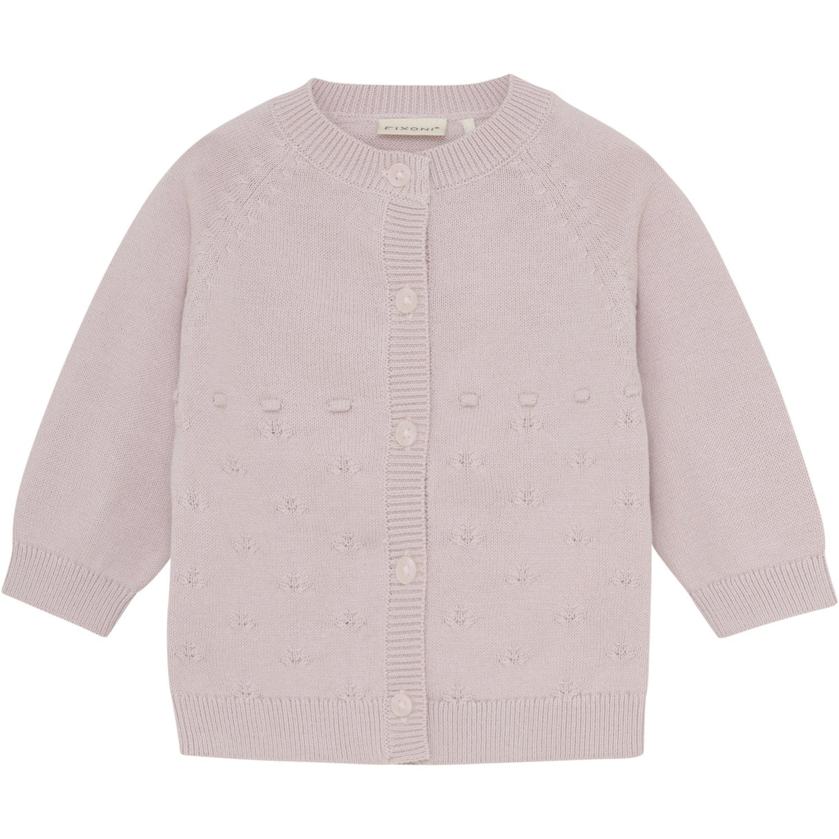 FIXONI Hushed Violet Cardigan Knit