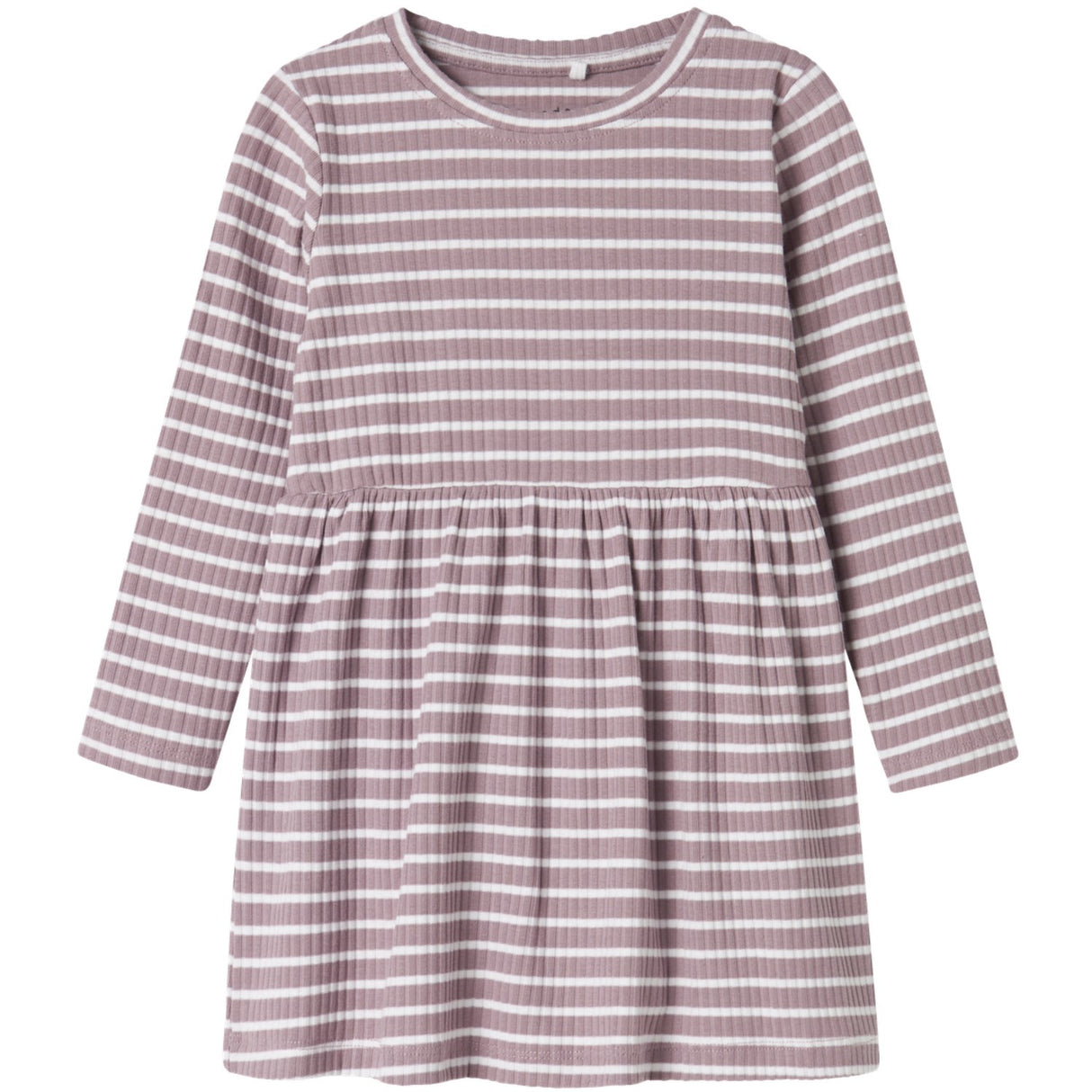 Name It Elderberry Bright White Vemma Dress