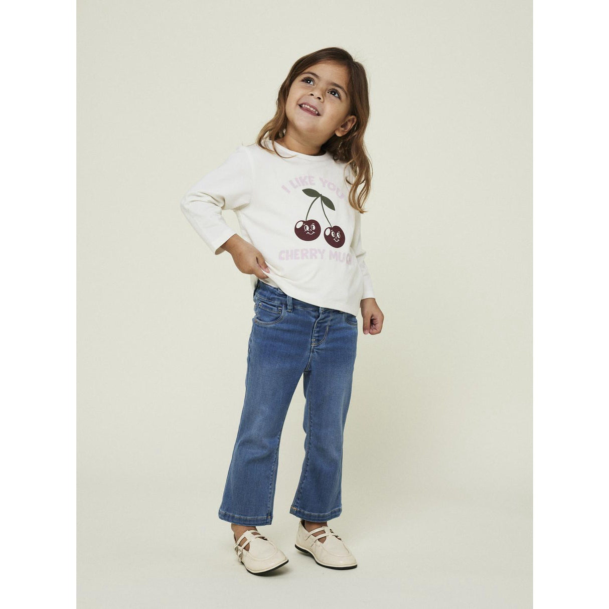 Name It Cloud Dancer Berrie Regular Blouse