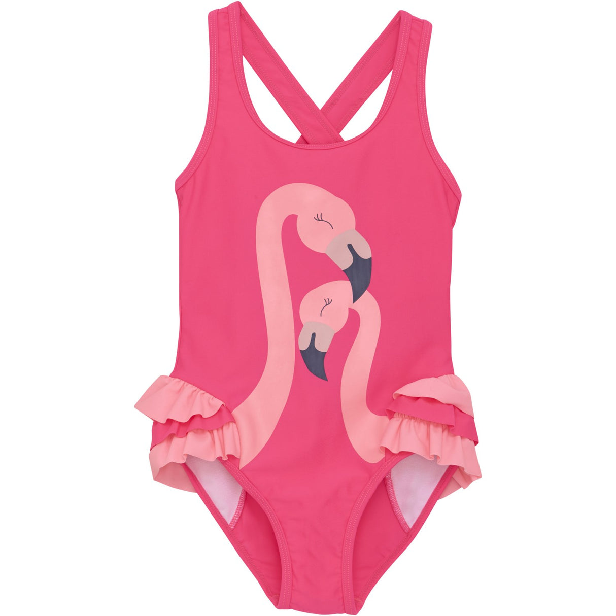 Color Kids Knockout Pink Swimsuit W. Flamingo
