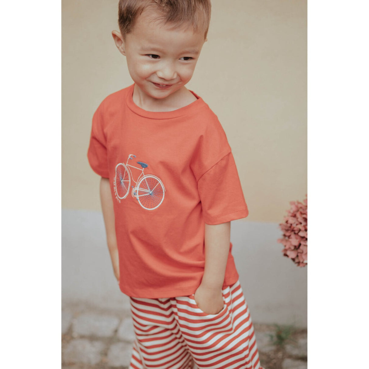 Fliink Pompeian Red Sommer Bike T-Shirt