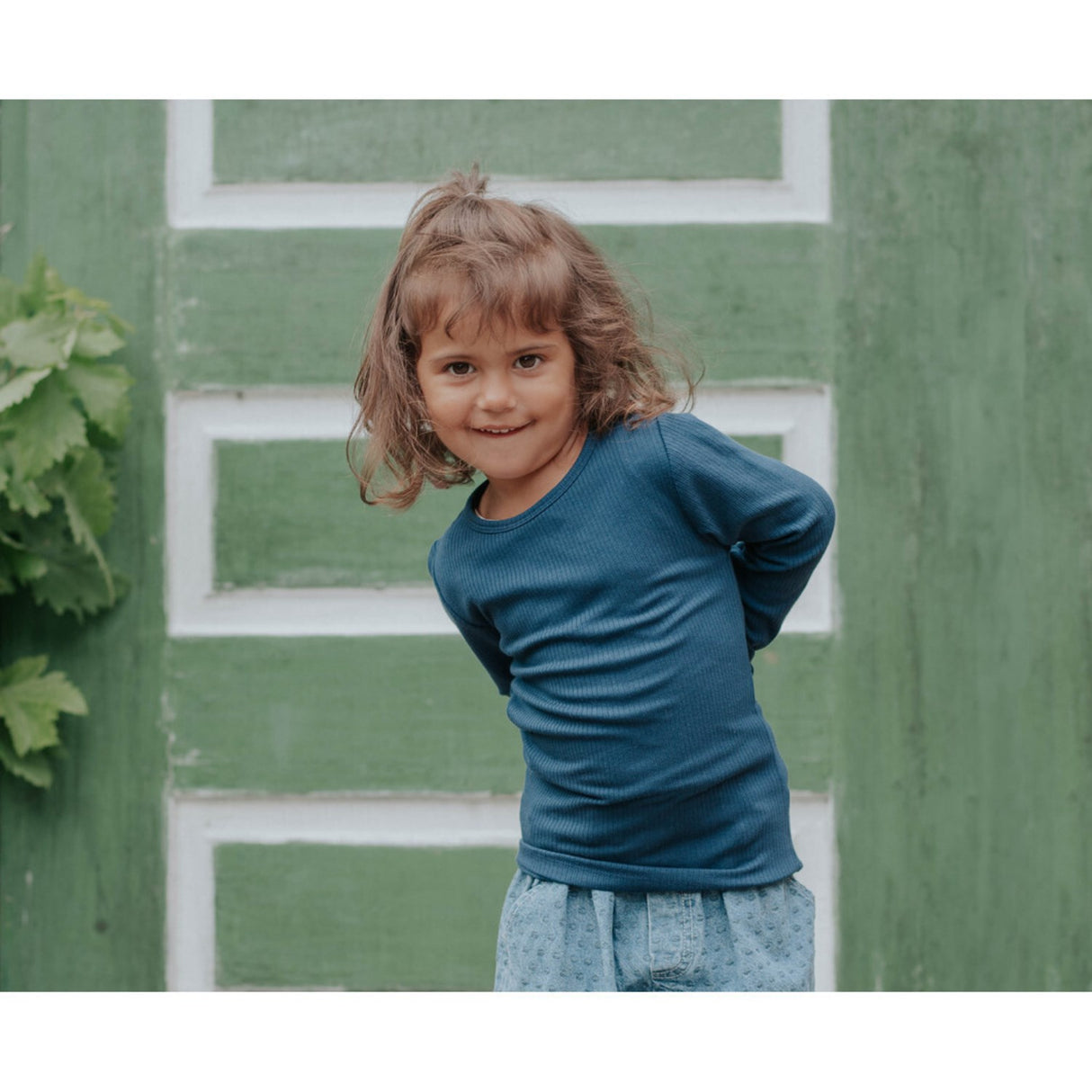 Fliink Insignia Blue Kenna Ls Blouse