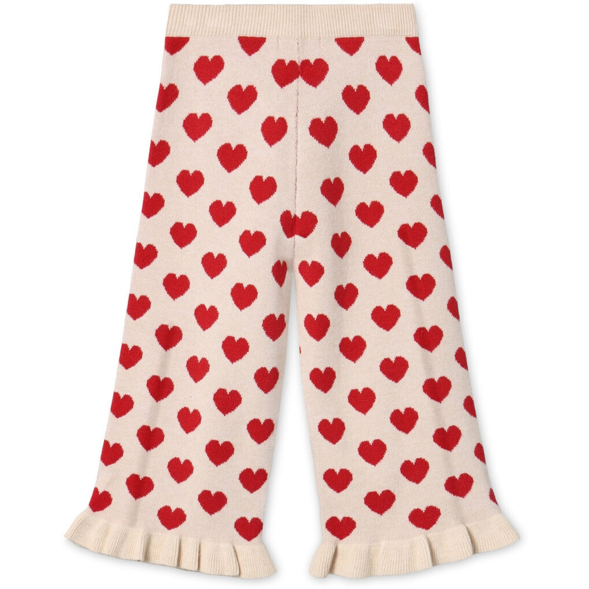 Fliink Pompeian Red/ Sandshell Alon Heart Ruffle Pants